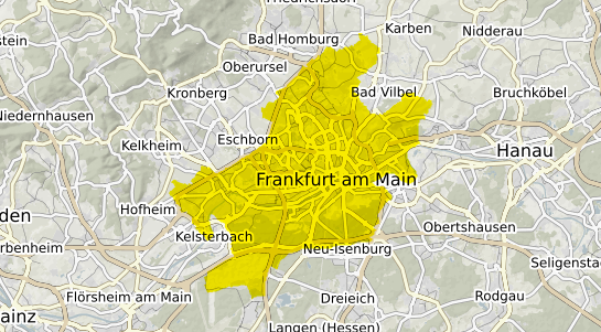 Immobilienpreisekarte Frankfurt am Main